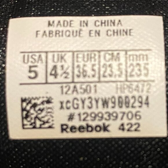 Reebok Classic Leopard print black shoes - Picture 6 of 6